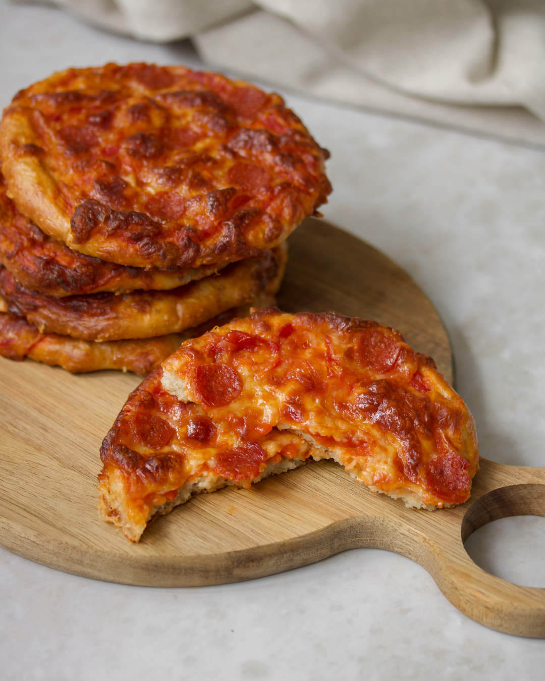 Proteinrige mini-pizzaer