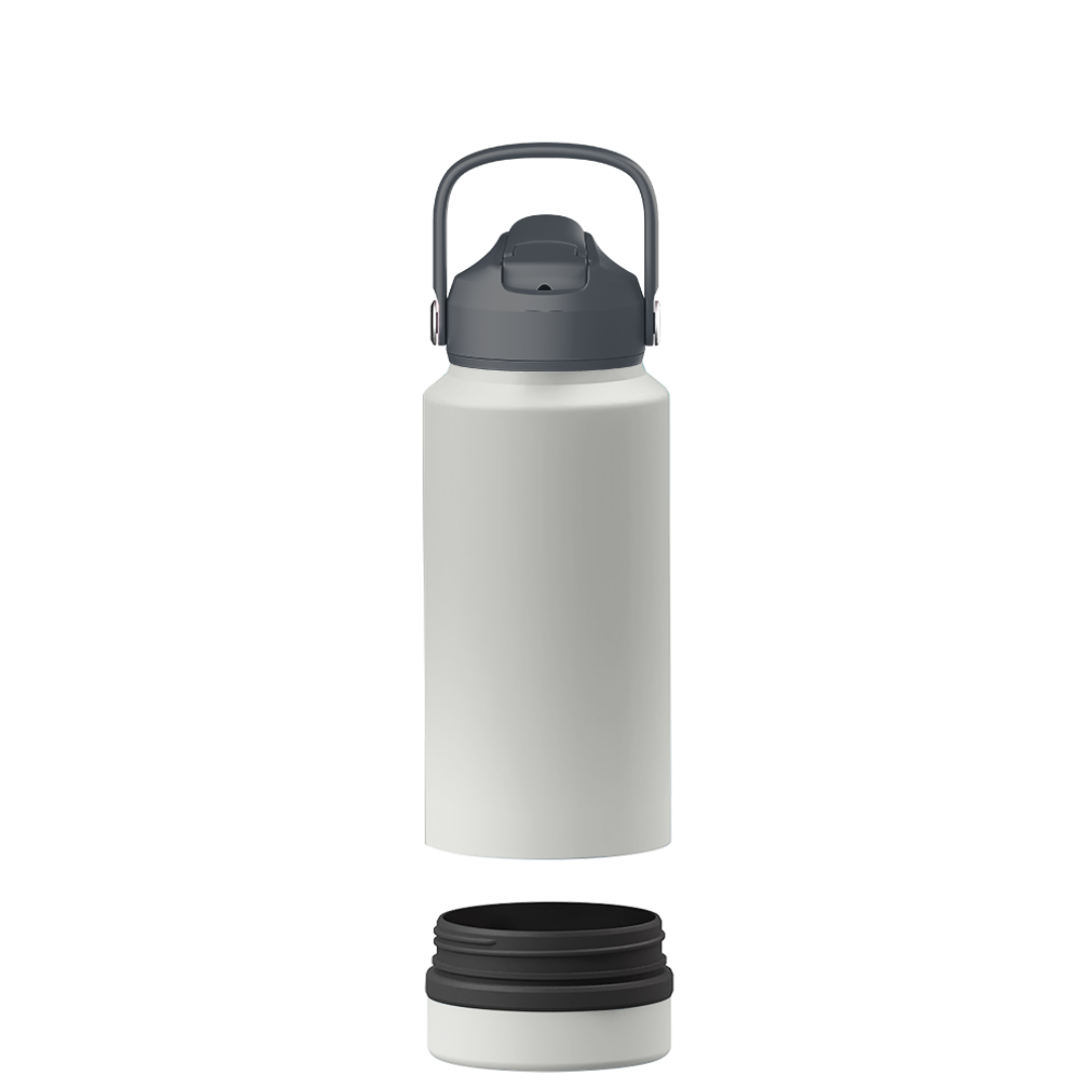 0,75L termovandflaske m. snack-rum i bunden